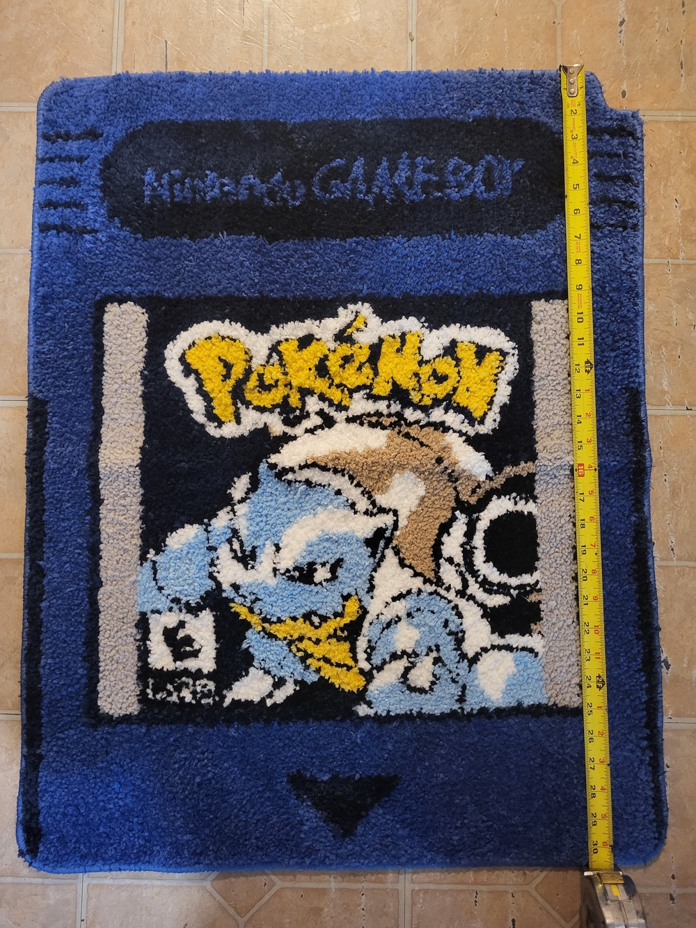 Pokémon Blue Rug Blastoise - Picture 4 of 7